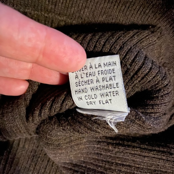 Contemporaine, brown, button up, Cardigan Sweater - Picture 9 of 9